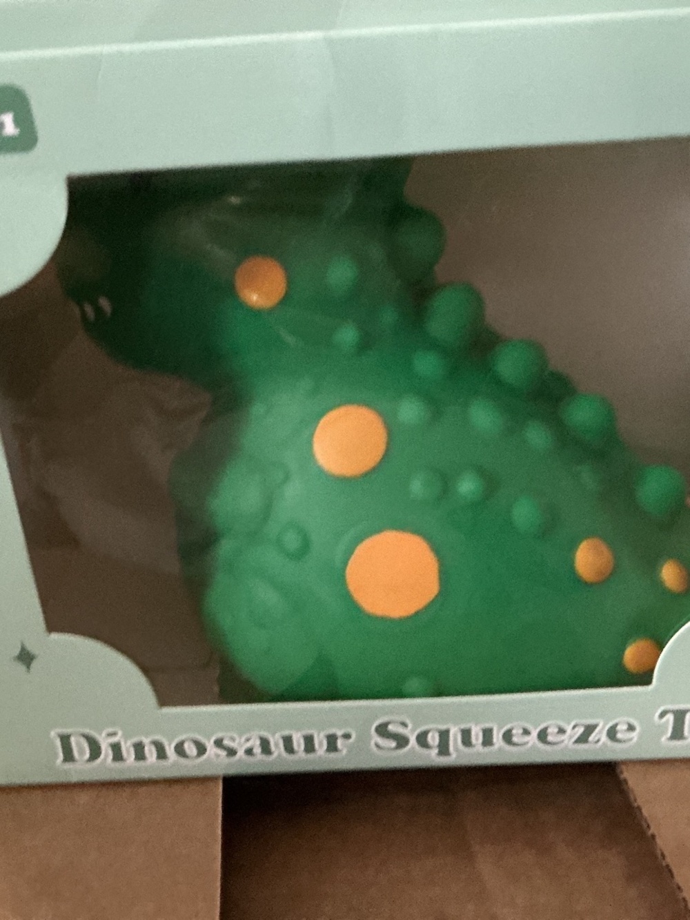 Dinosaur squishy toy